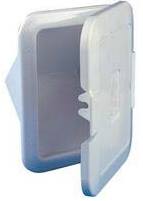 Duş yuvası.Plastik,kapaklı.