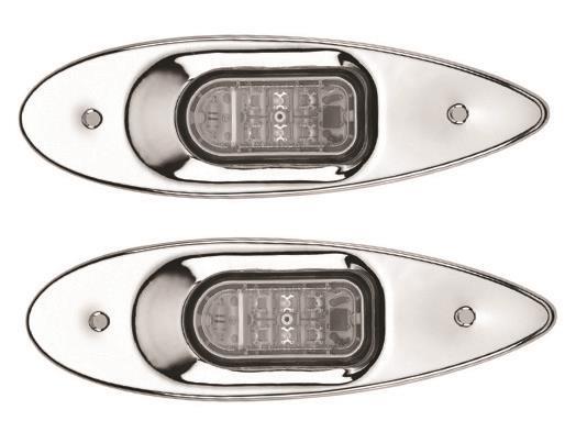 Easterner Burun Seyir Feneri 12 V Gömme Krom Takım Led