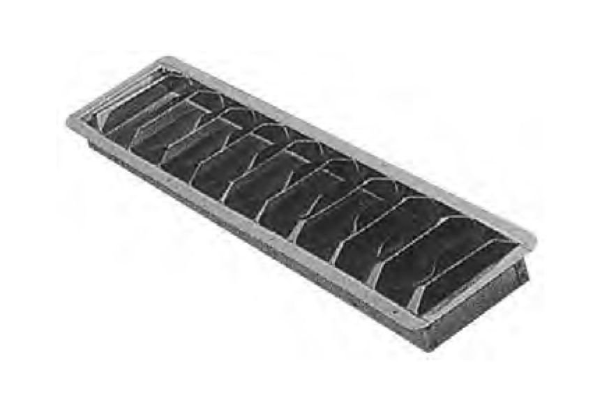 Krom 10'lu Yan Havalandırma 11 x 52 cm