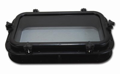 Plastik Dikdörtgen İçten Montaj Lumboz  - SİYAH