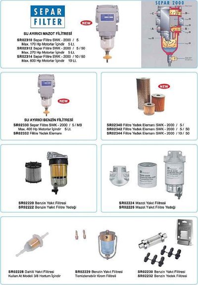 SEPAR FİLTRE SWK-2000/5 MAX 170 HP