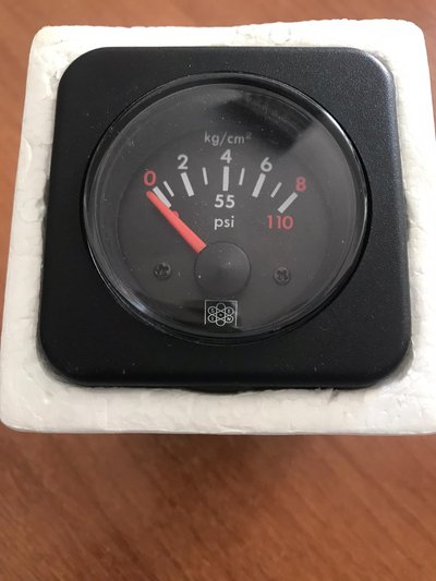 Veglia Yağ Basınç Göstergesi 12V Siyah Kadranlı+Müşiri dahil